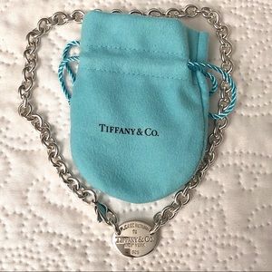 Tiffany & Co. Return to Tiffany Silver Oval Choker